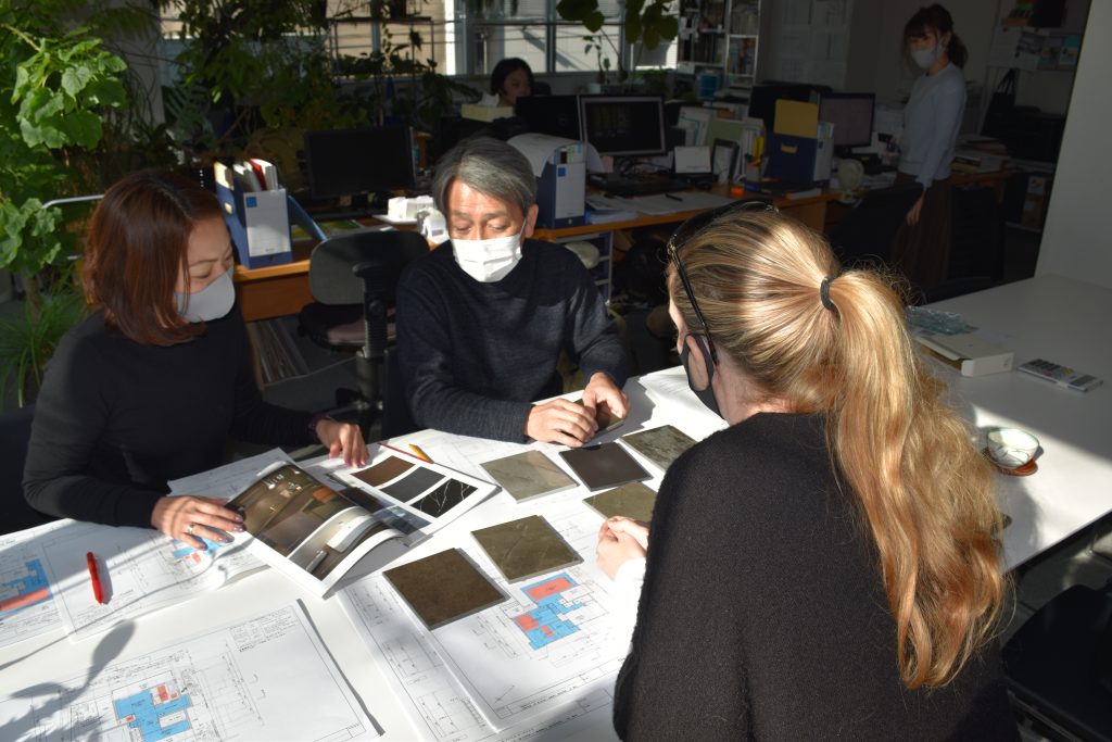 Architect and Client Discussion Osaka Japan