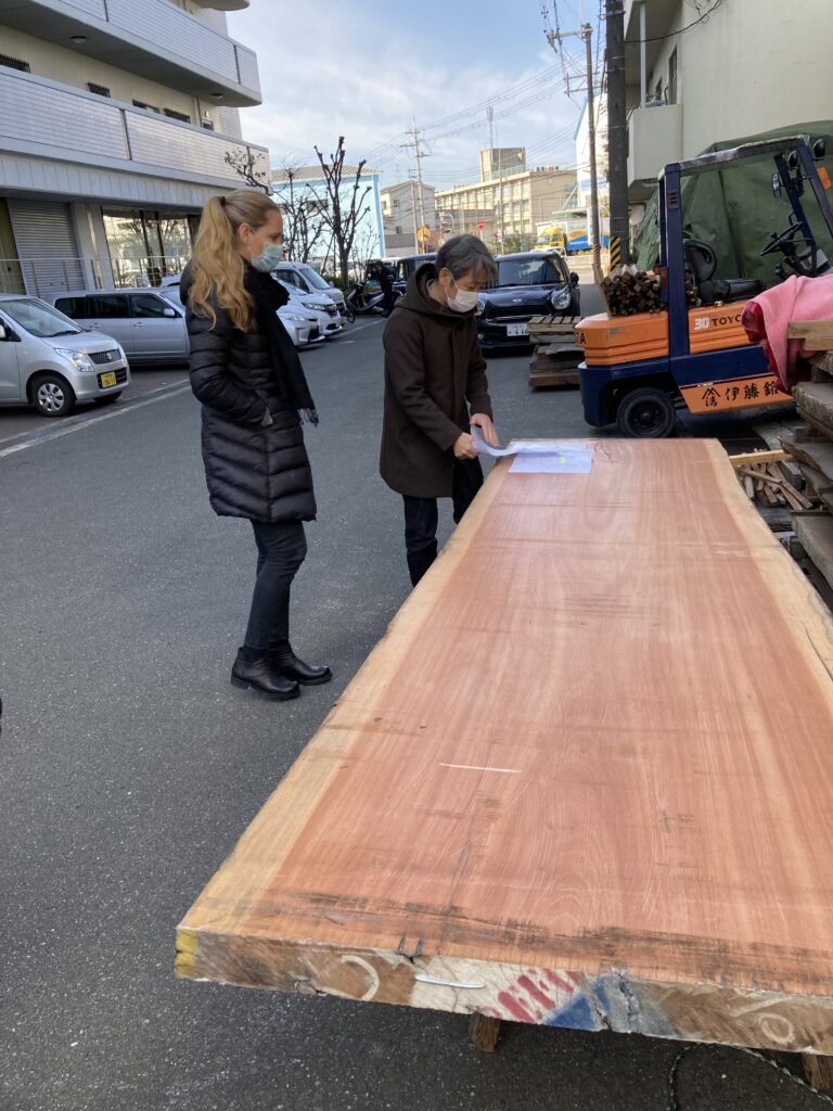 Kobe Japan Kitchen Lumber Selection