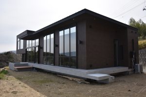 Modern architect-designed villa in Awaji Island Japan